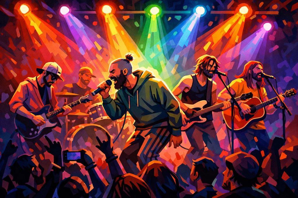 Rainbow Kitten Surprise Karten (Konzert)