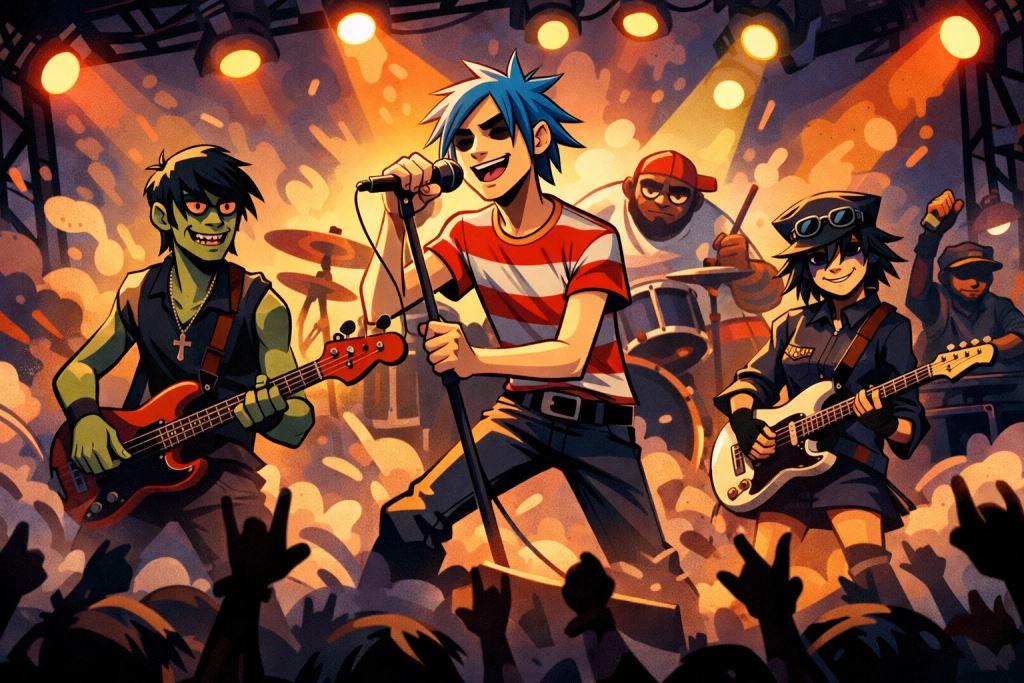 Billets pour Gorillaz à Détroit - octobre 2026